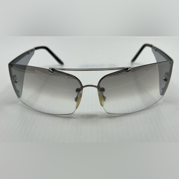 Fendi FS261 Silvercloud Frameless F-Motif Sunglasses - Picture 1 of 11